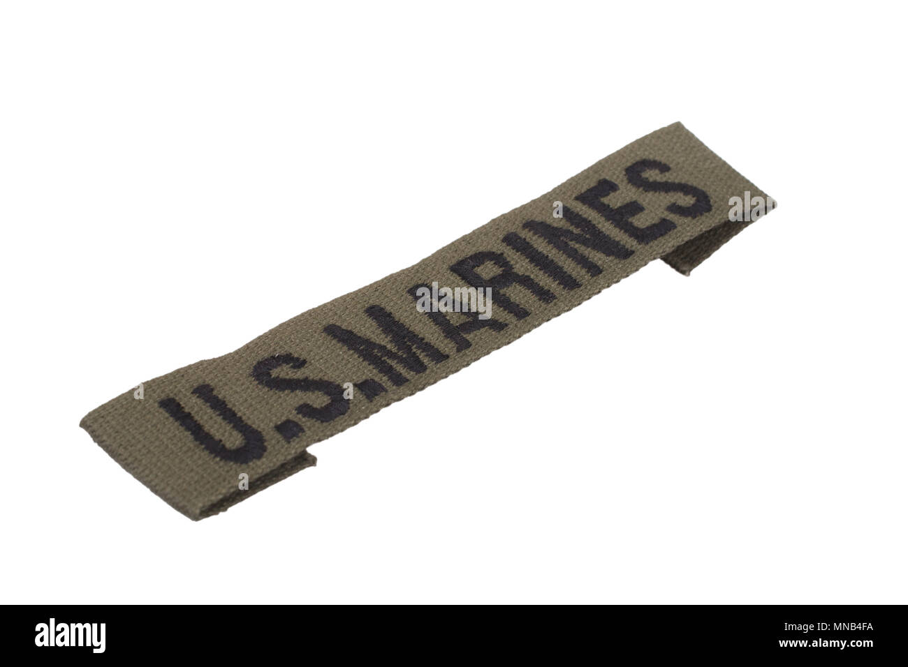 US MARINES uniform badge isolated on white background Stock Photo