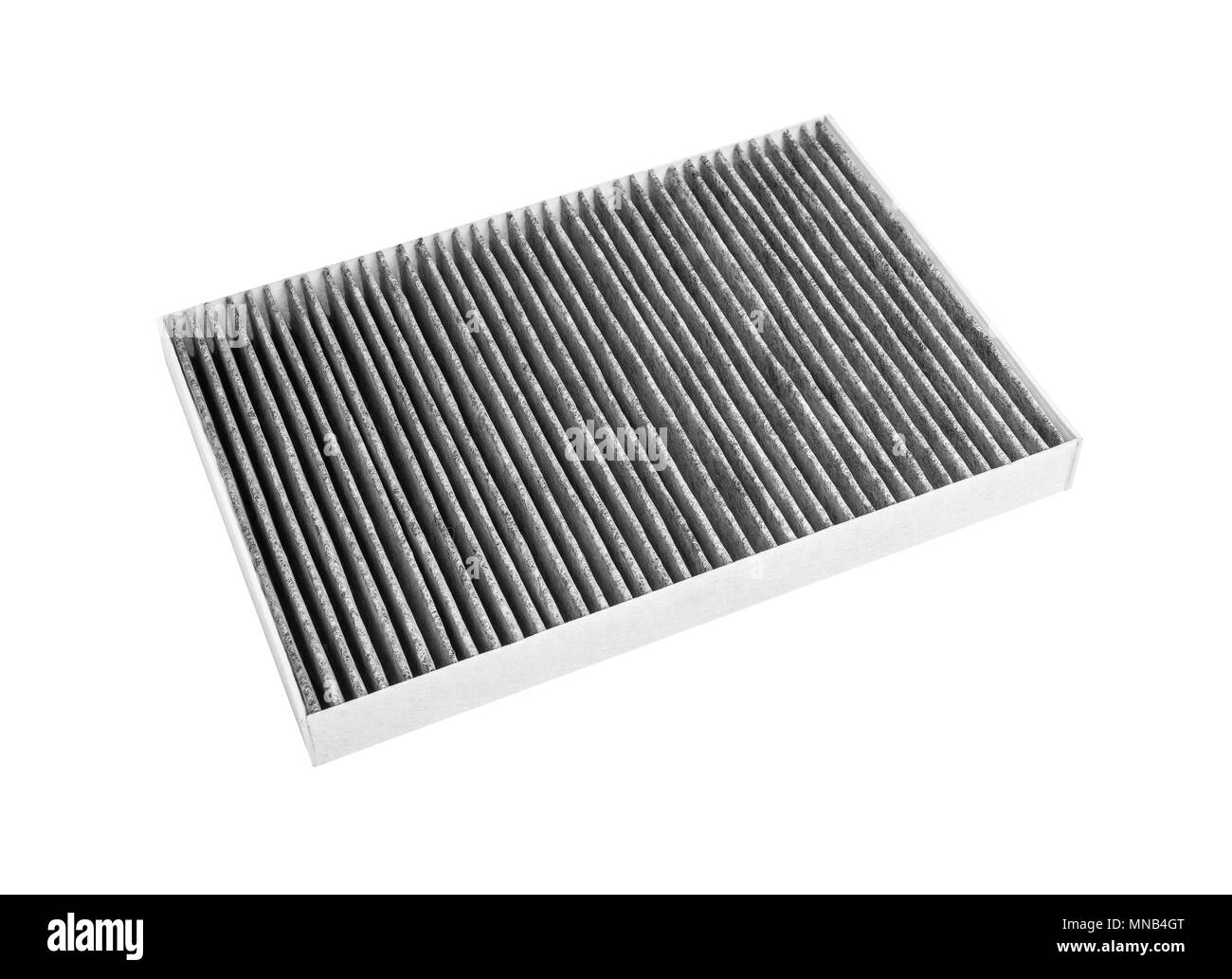 Carbon filter car isolated on a white background. Stock Photo