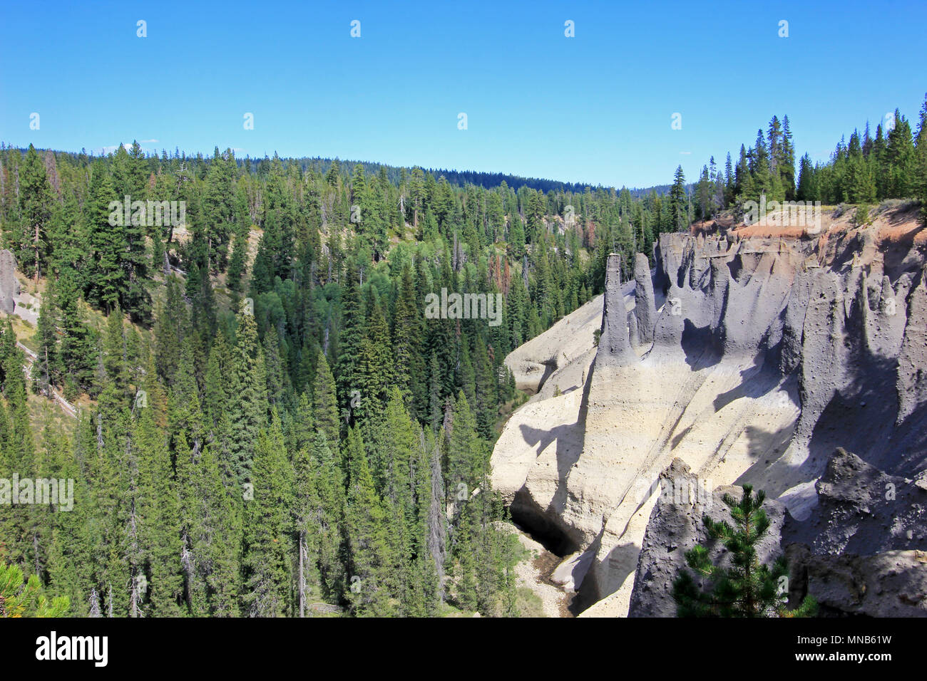 Pinnacles, geological feature in Crater Lake National Park, Oregon