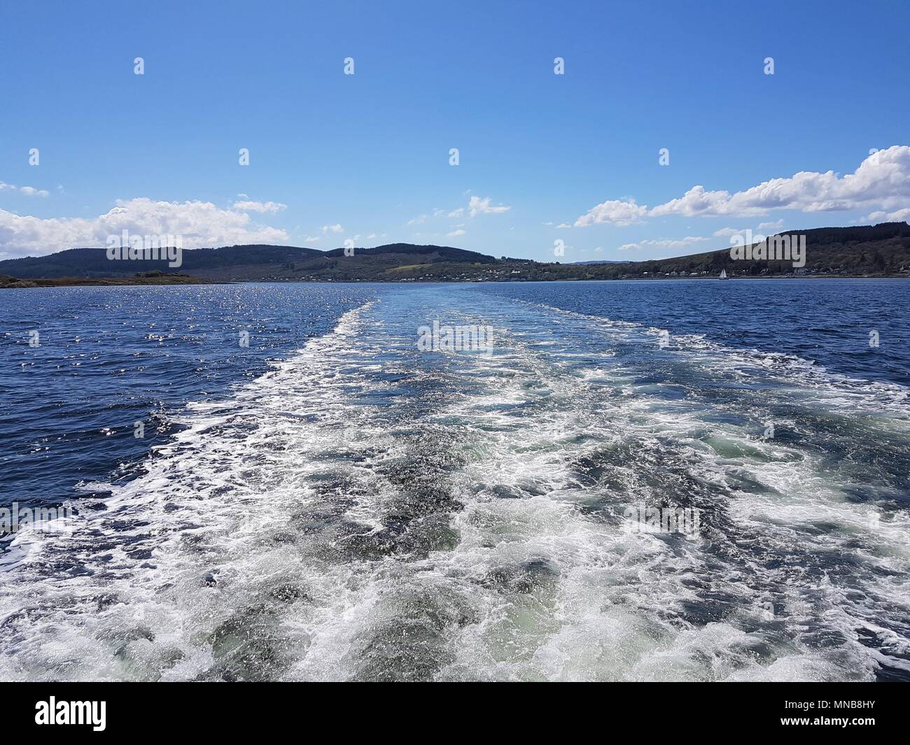Beautiful River Clyde in Scotland, UK Stock Photo