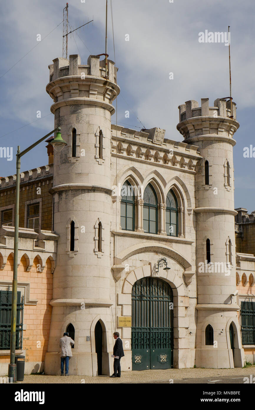Estabelecimento Prisional de Lisboa, Lisbon jail, Portugal Stock Photo