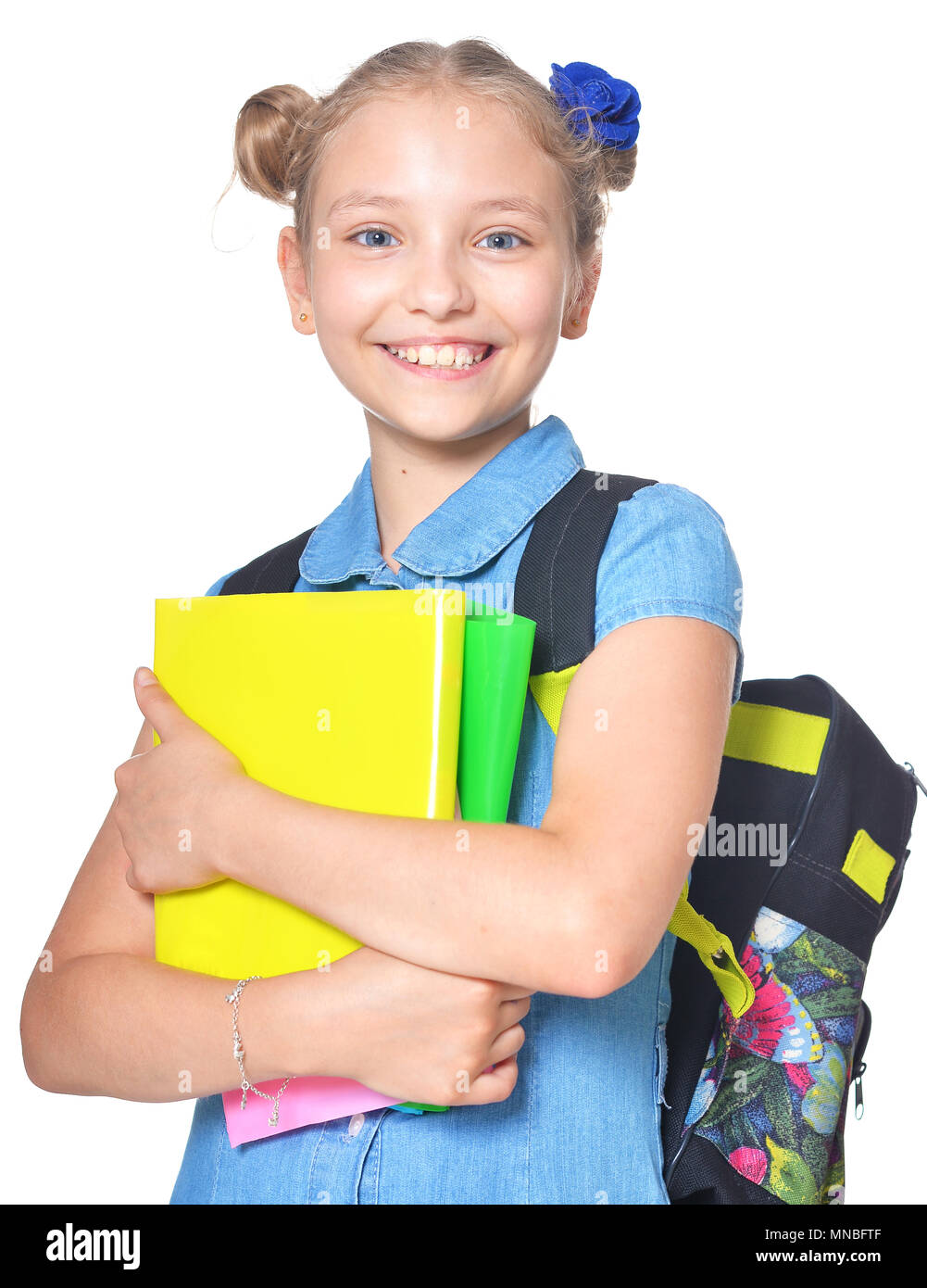 cute-schoolgirl-with-backpack-stock-photo-alamy