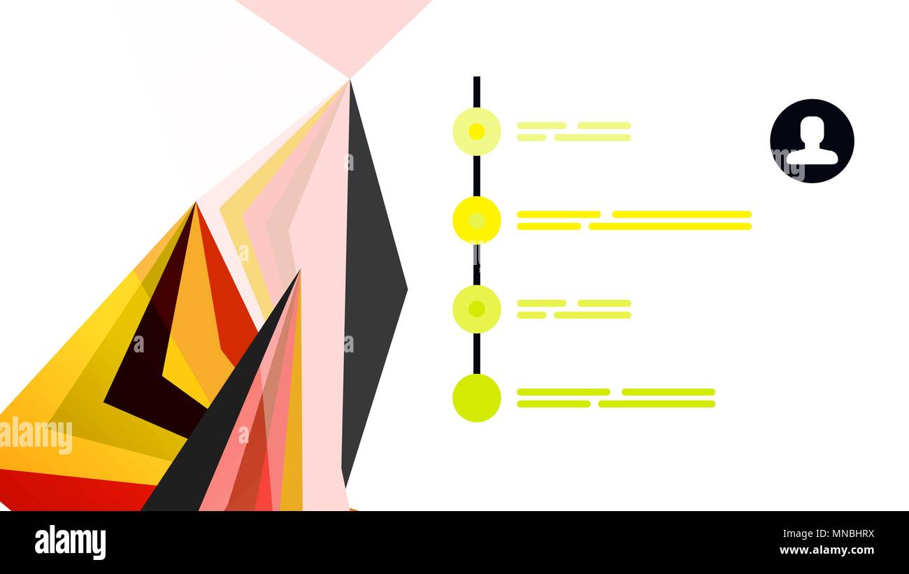 Modern triangle presentation template. Modern triangle presentation ...