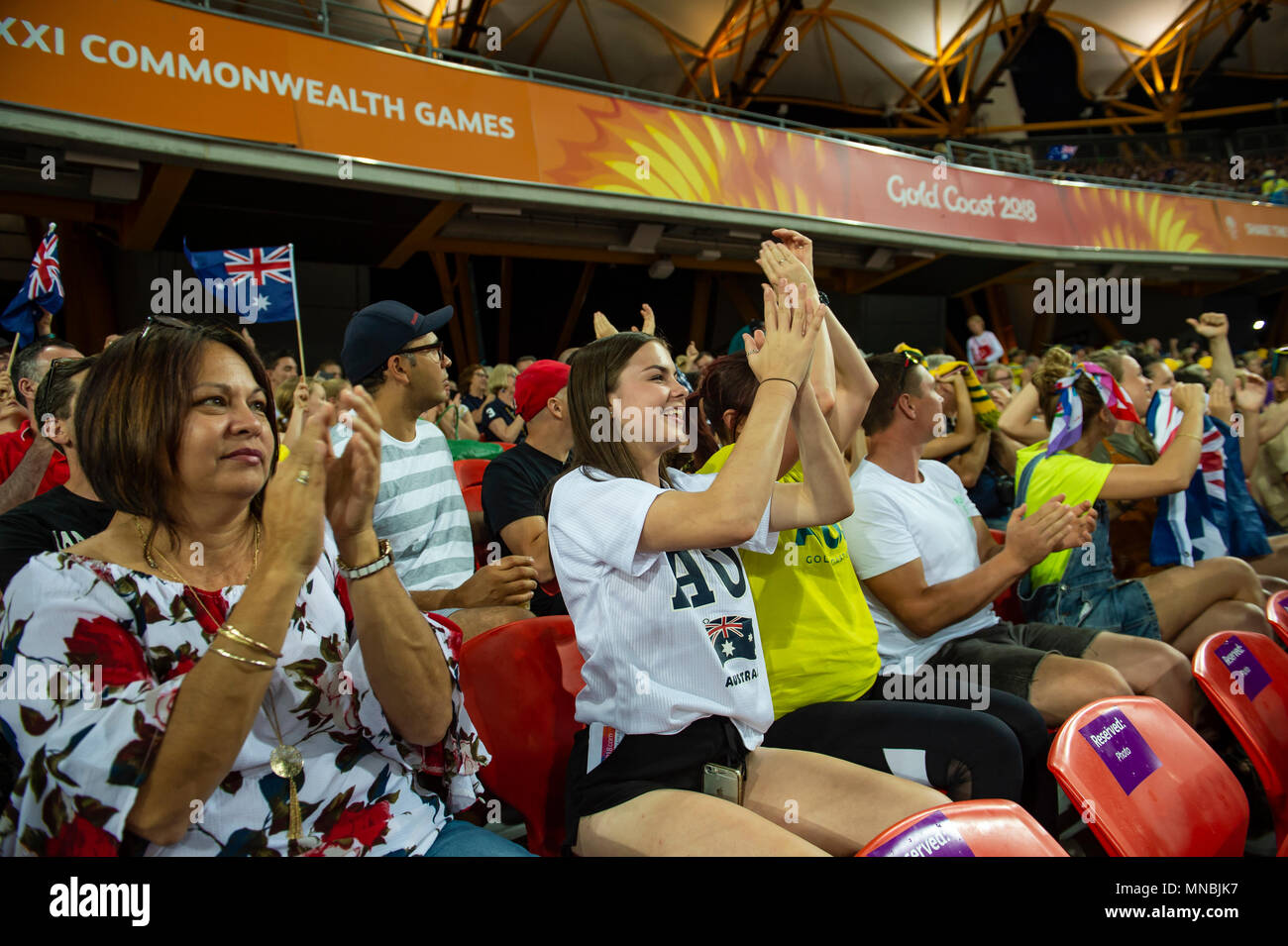 Commonwealth games 2018 athletics hires stock photography and images