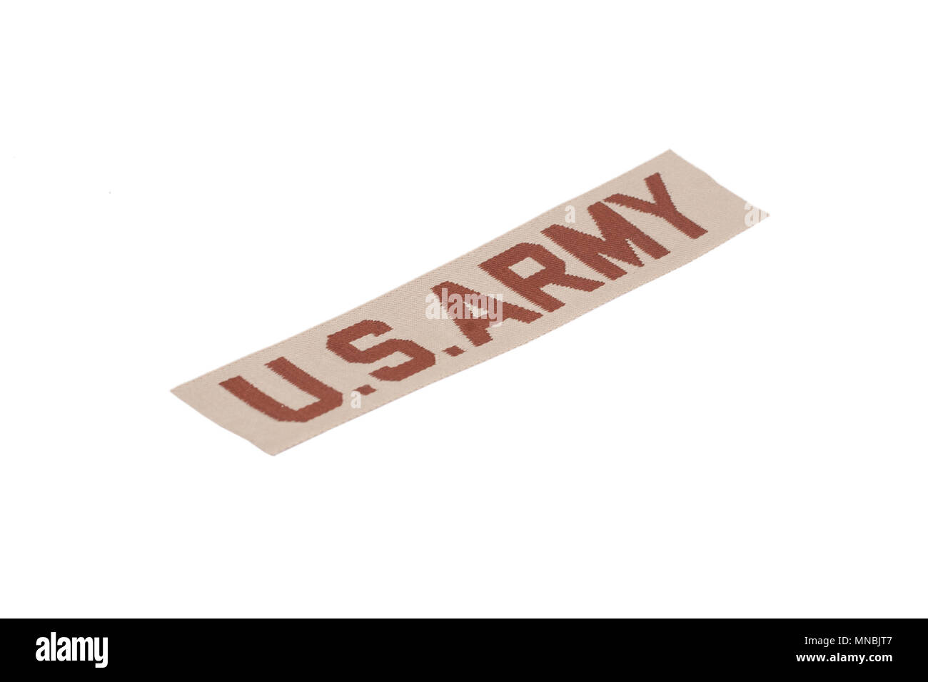 US ARMY uniform badge isolated on white background Stock Photo - Alamy