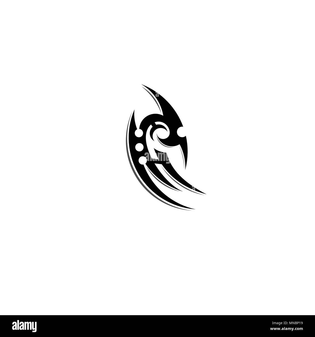 Cool Tattoo Designs Simple  Tribal Black And White  600x530 PNG Download   PNGkit