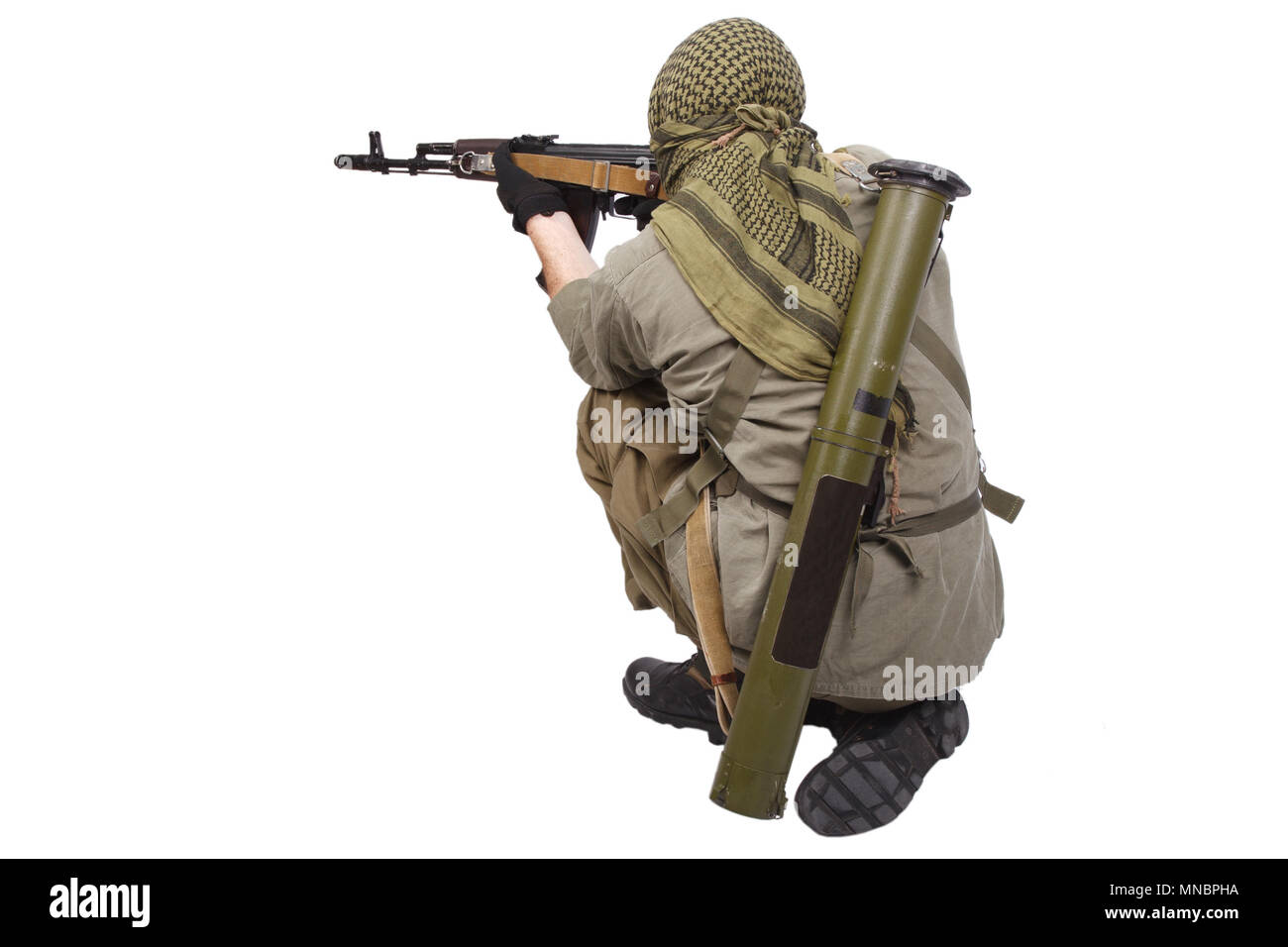 rebel with AK 47 Stock Photo - Alamy