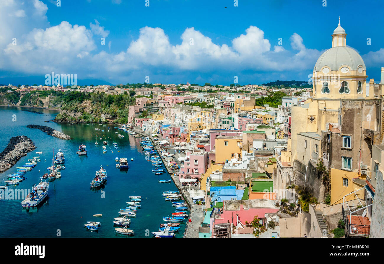 The Island of Procida, Naples, Italy Stock Photo