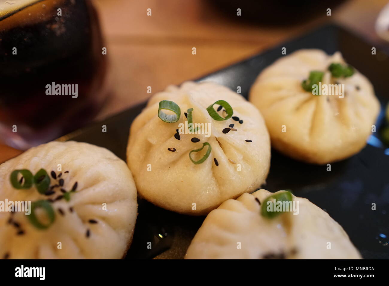 Happy Dumpling Stock Photo