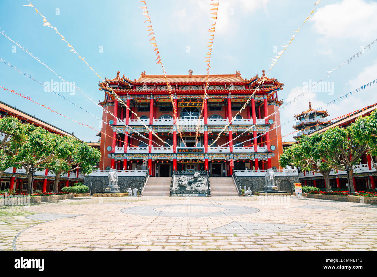 Baguashan Buddha Temple at Bagua Mountain in Changhua, Taiwan Stock Photo