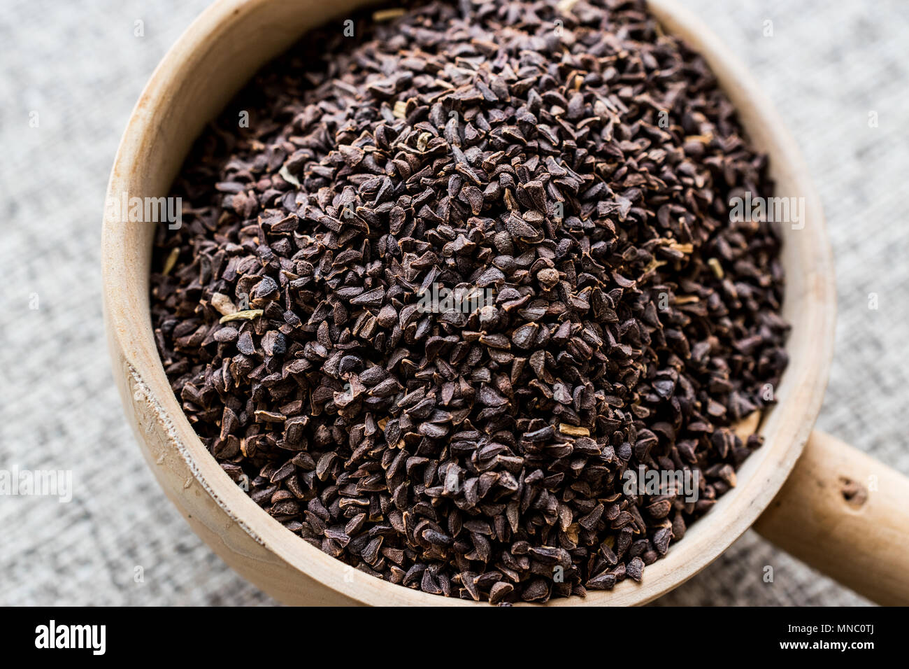 Harmal seed or Peganum harmala / uzerlik otu / Erowid Syrian Rue. Organic Concept. Stock Photo