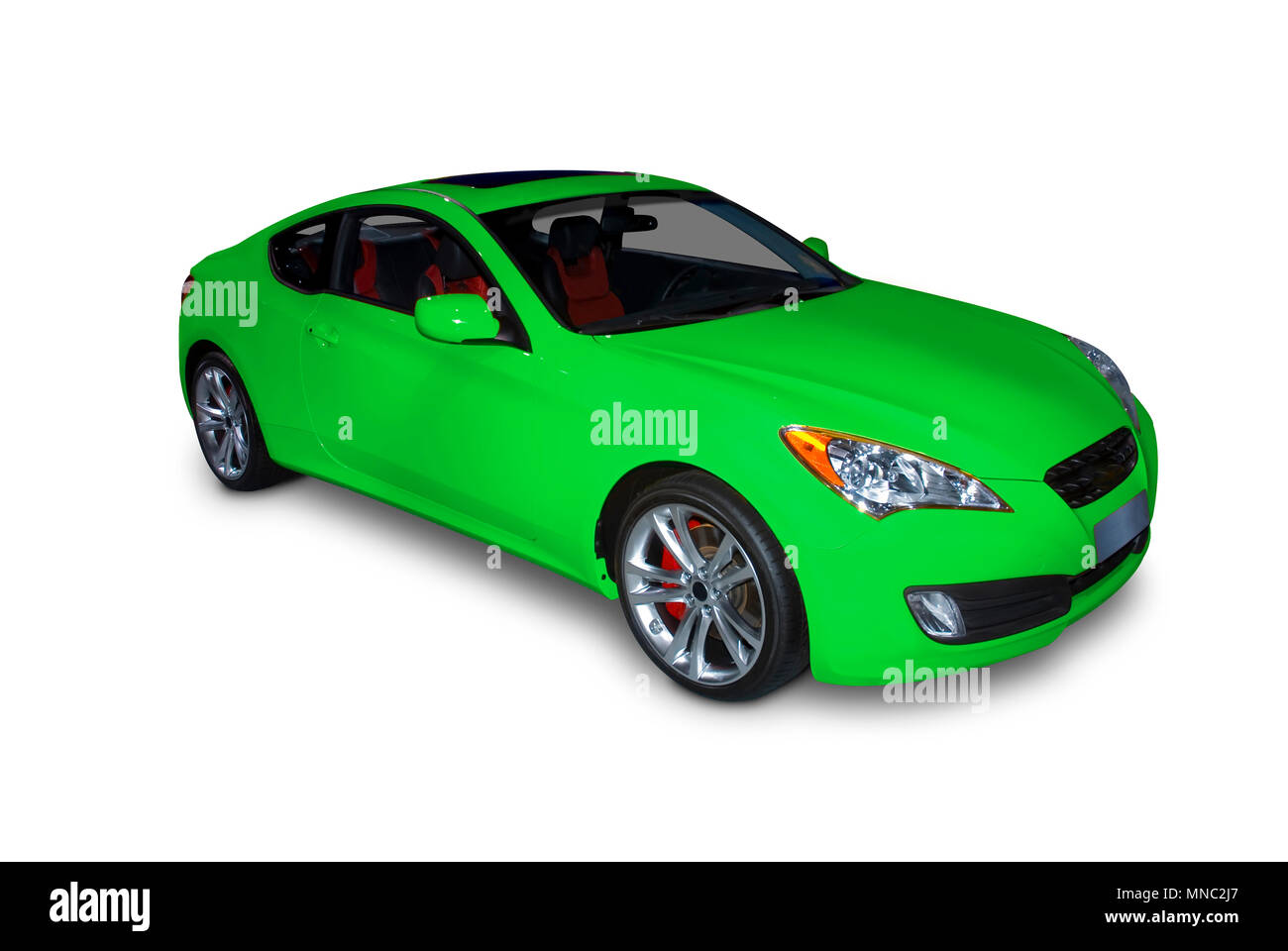 Green sports car hi-res stock photography and images - Alamy