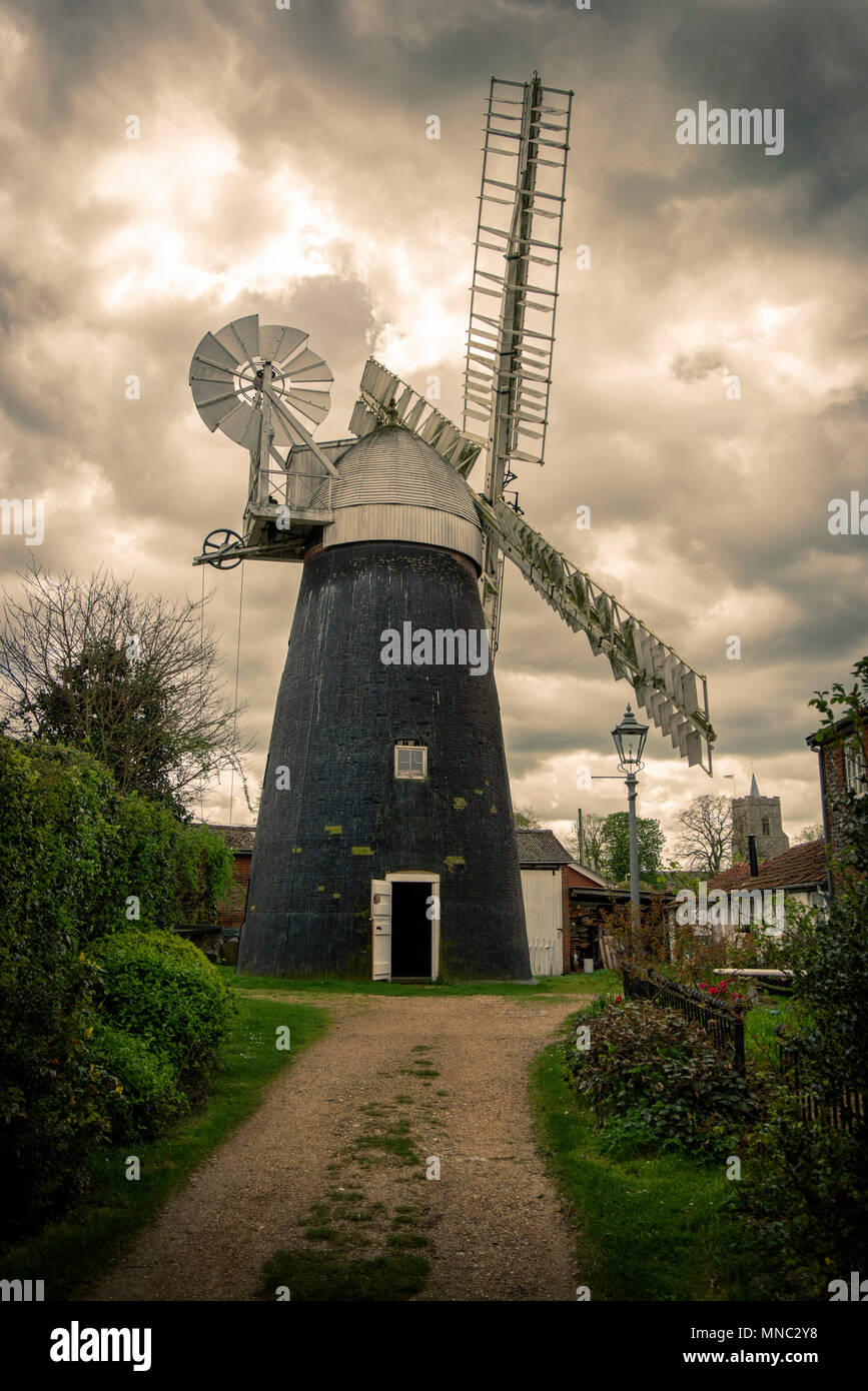 Bardwell Windmill, Suffolk UK Stock Photo