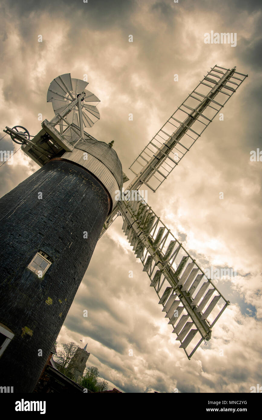 Bardwell Windmill, Suffolk UK Stock Photo