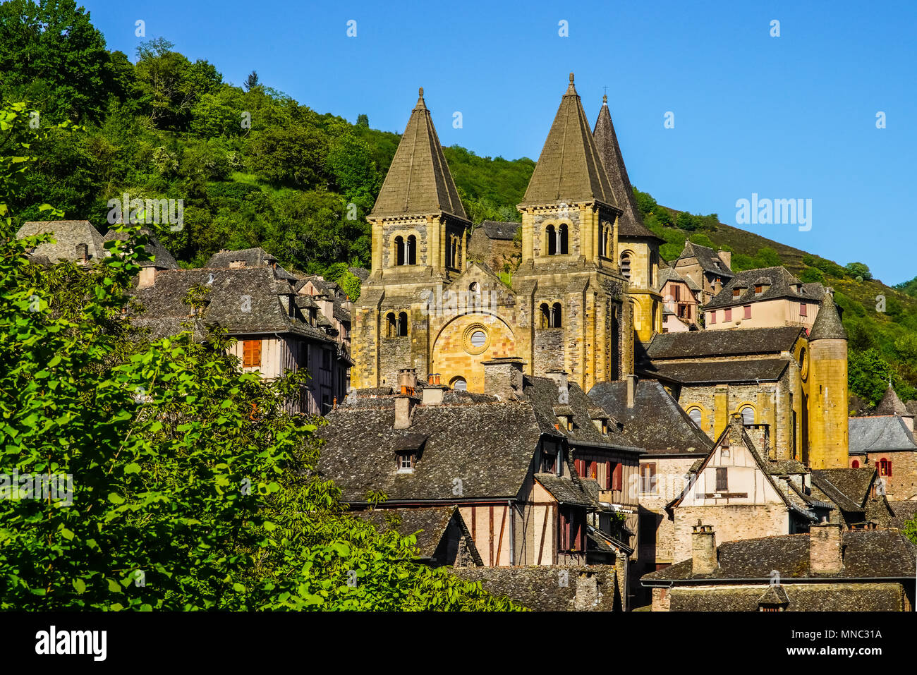 Conques aerial hires stock photography and images Alamy