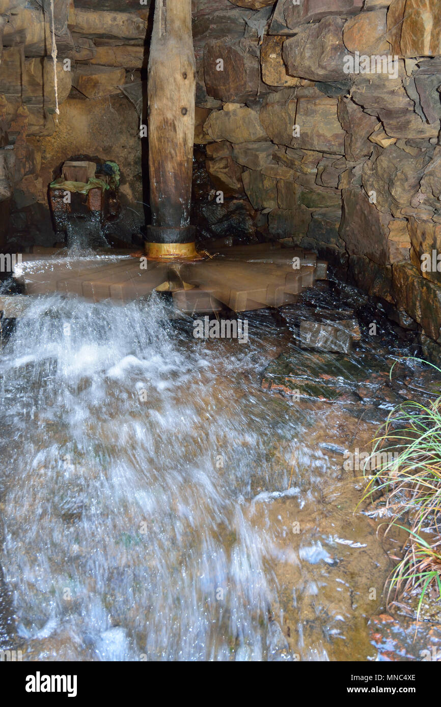 Watermills in the geological park of Penha Garcia. Beira Baixa, Portugal Stock Photo