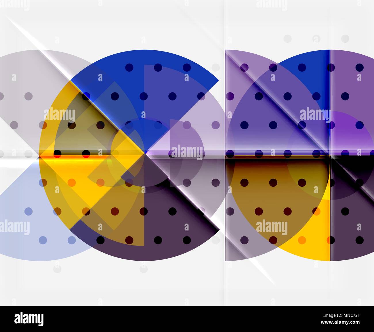 Circle elements on black background. Circle elements on black background, vector geometric template design Stock Vector