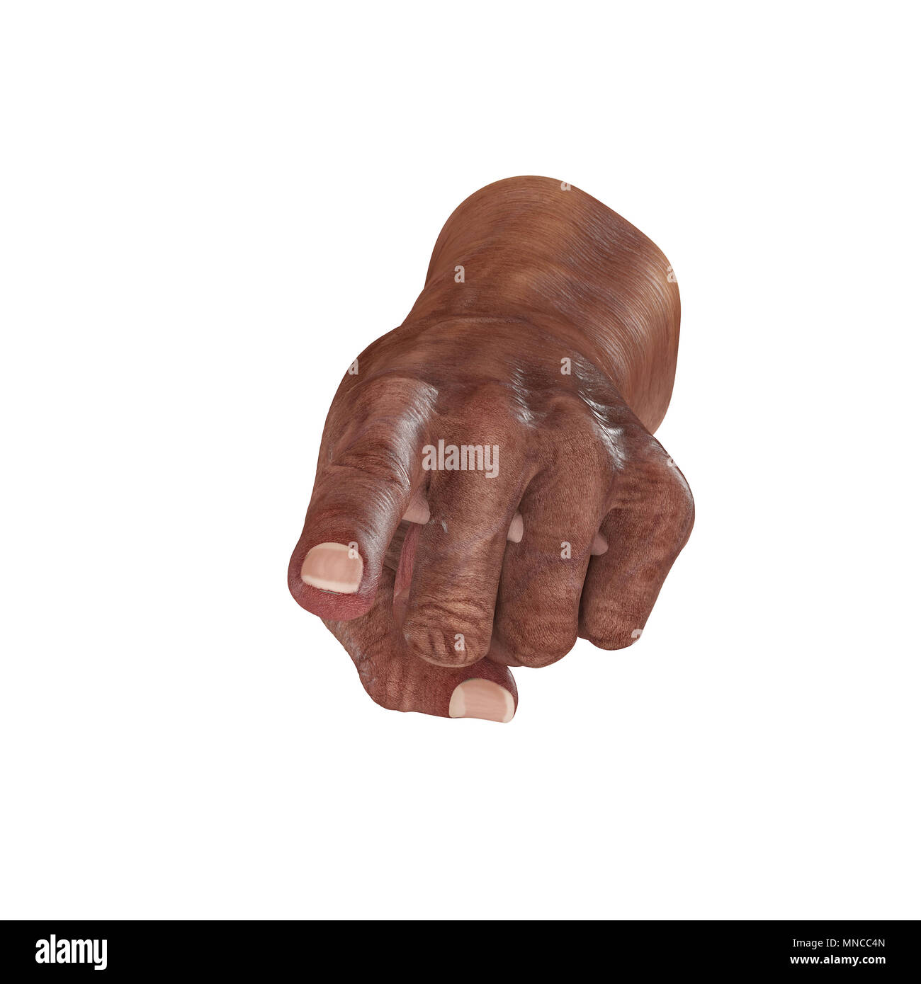 Point hand illustration Cut Out Stock Images & Pictures - Alamy