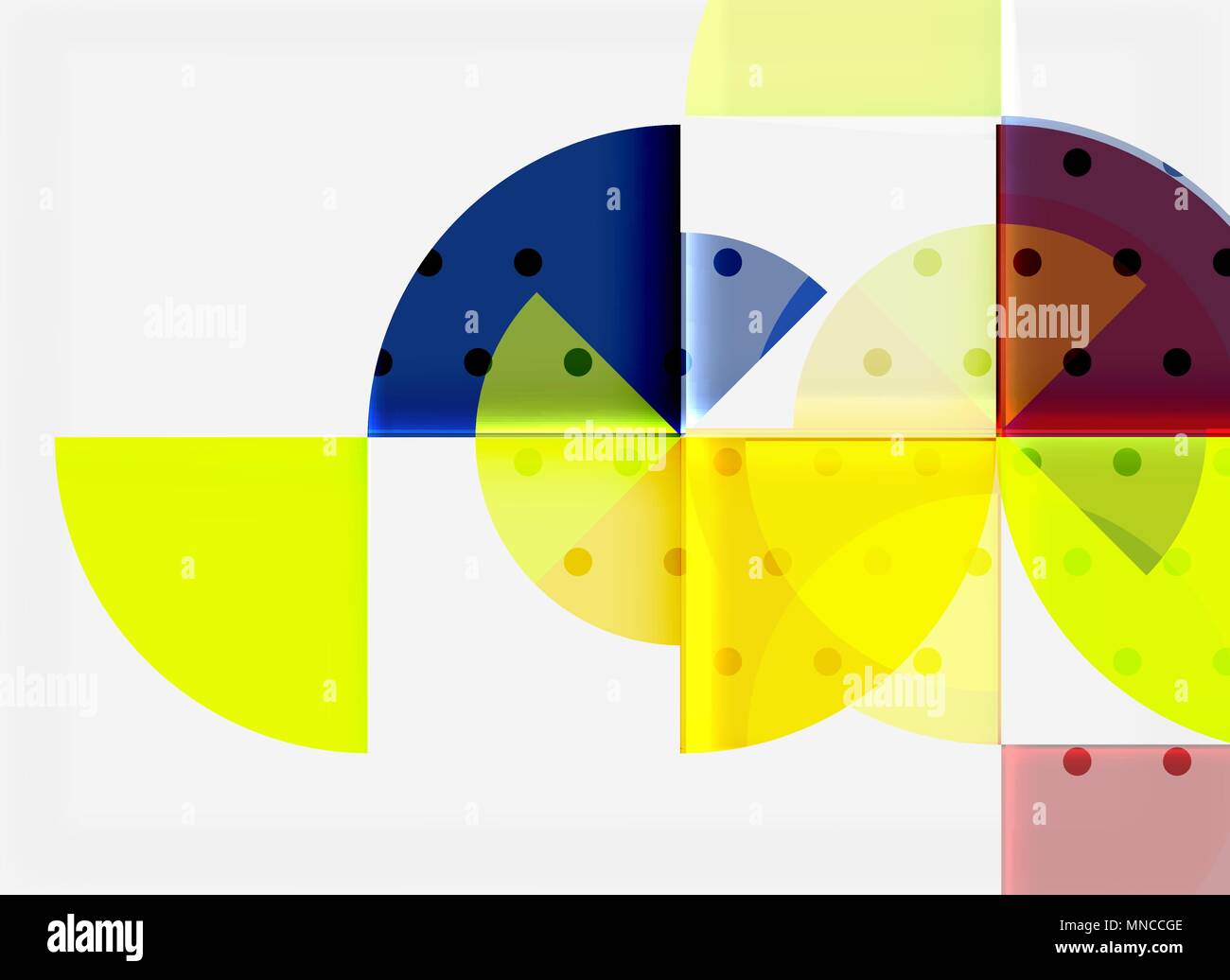 Circle elements on black background. Circle elements on black background, vector geometric template design Stock Vector