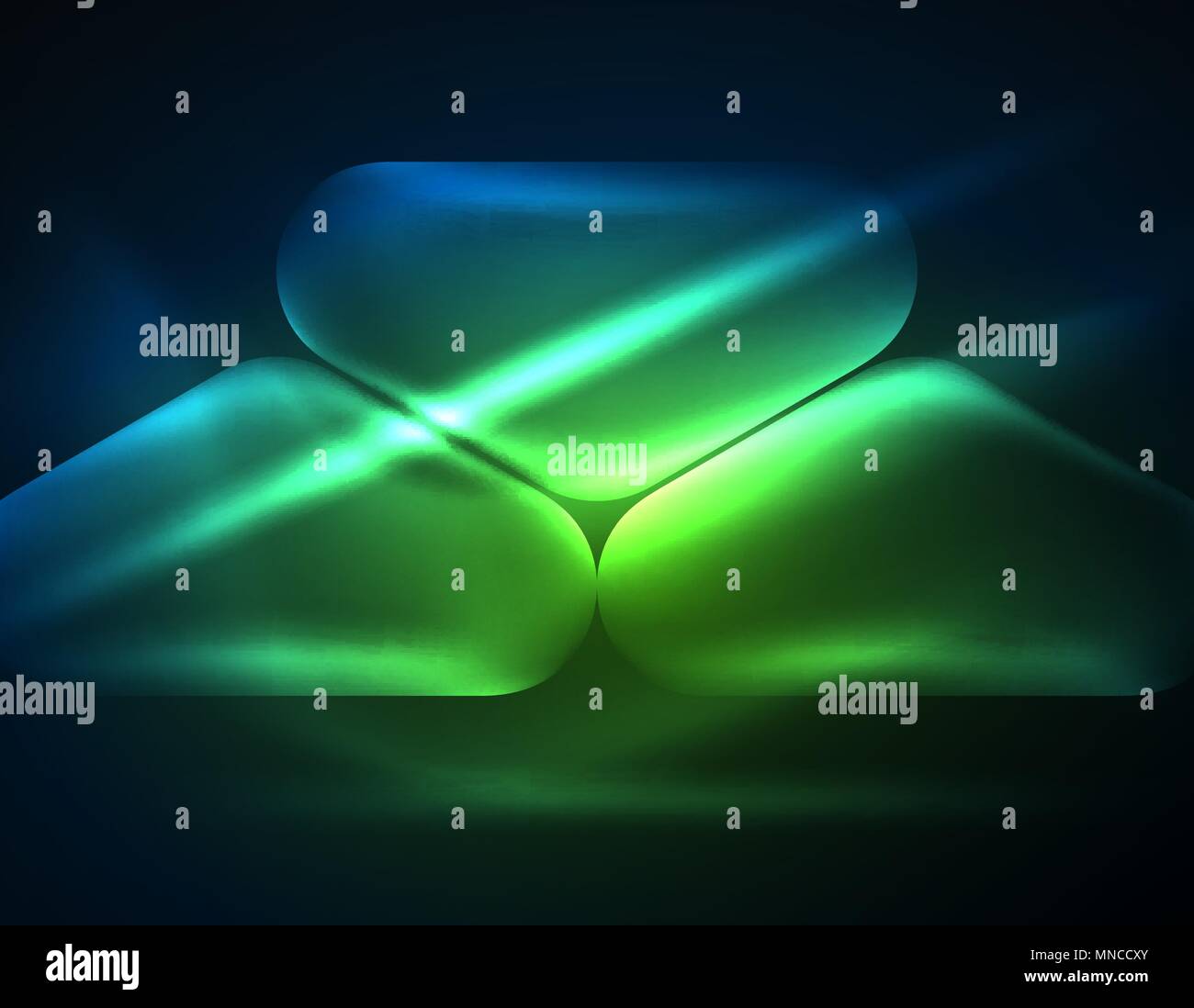 Illuminated lens flares, glowing color techno background. Illuminated lens flares, glowing color techno background. Vector hi-tech abstract background, HUD style Stock Vector