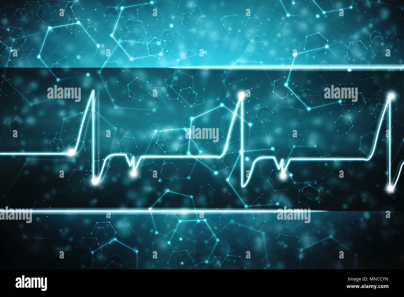 Medical abstract background, ecg background, medical structure background  Stock Photo - Alamy