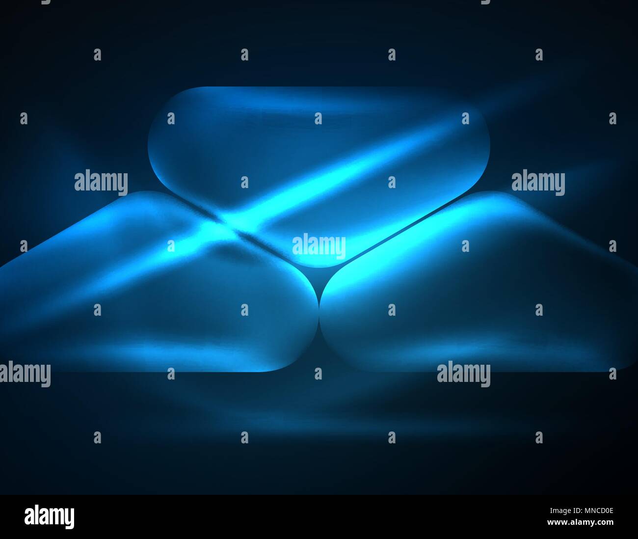 Illuminated lens flares, glowing color techno background. Illuminated ...