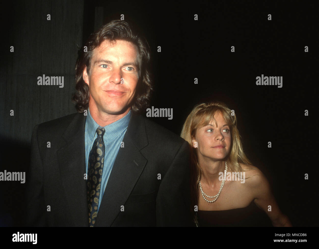 LOS ANGELES, CA SEPTEMBER 10 (LR) Actor Dennis Quaid and actress