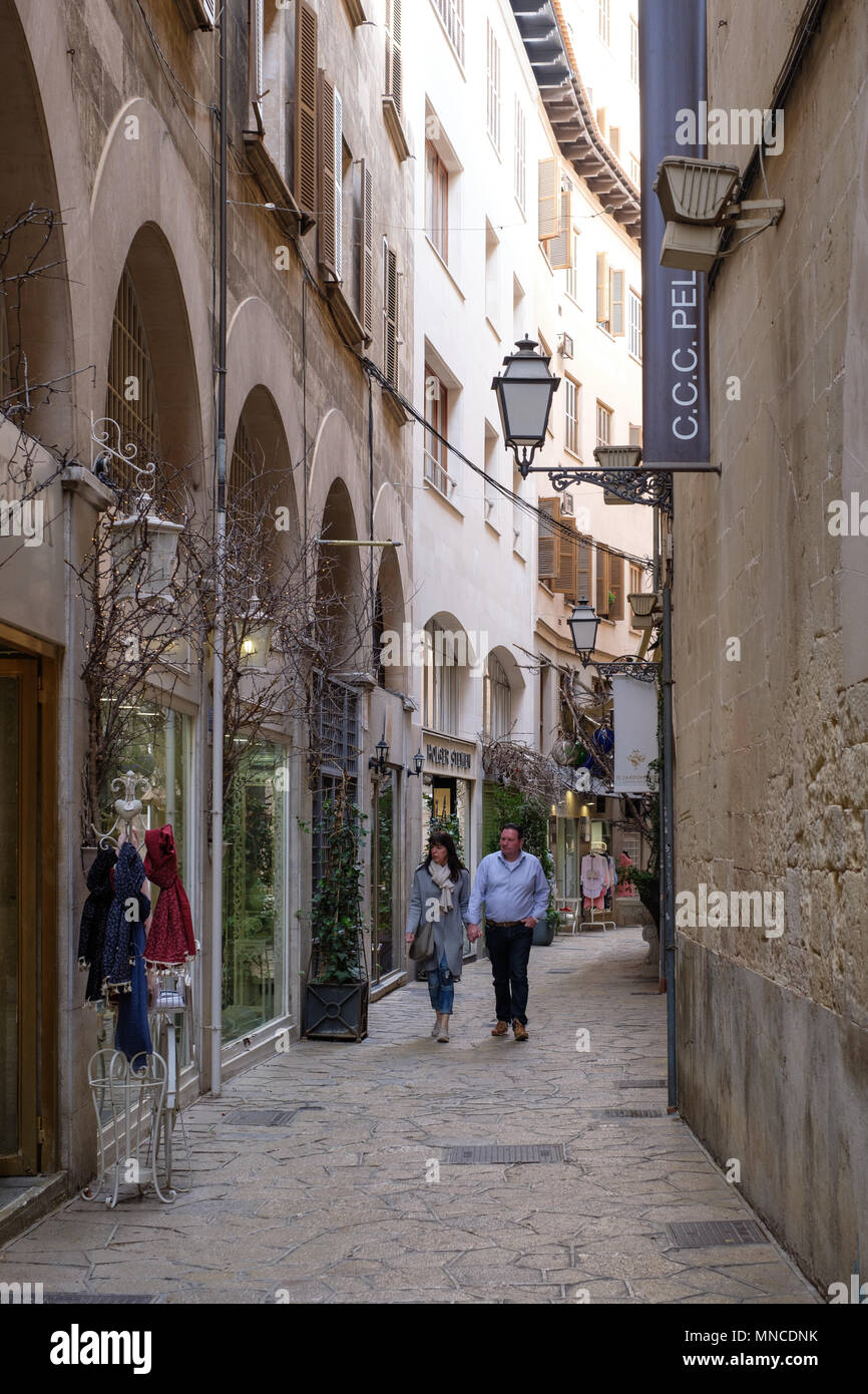 Palma de Mallorca, capital city of the Spanish island of Mallorca Stock