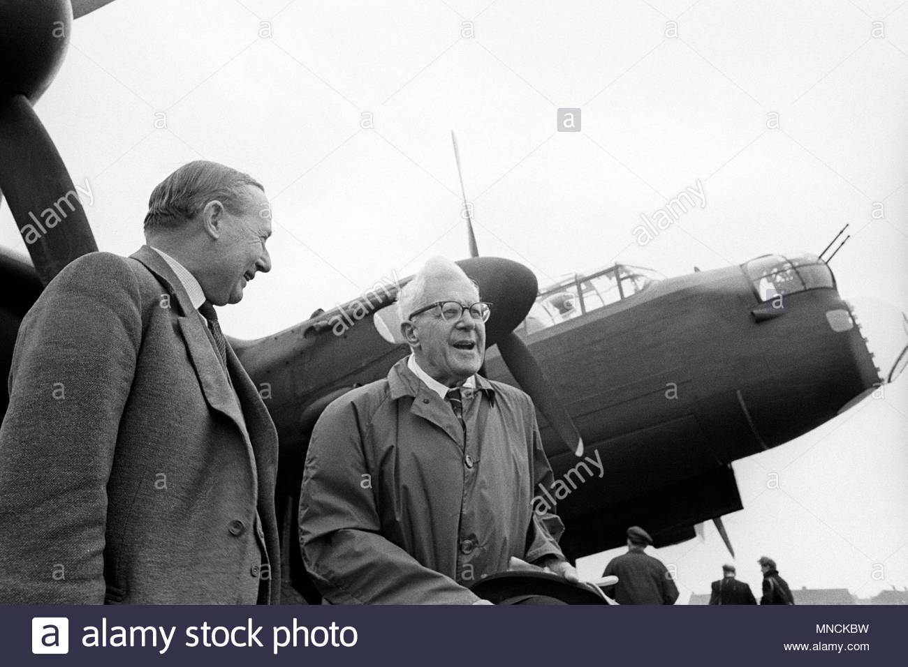 File Photo Dated 19 05 1967 Of Dr Barnes Wallis Right Inventor