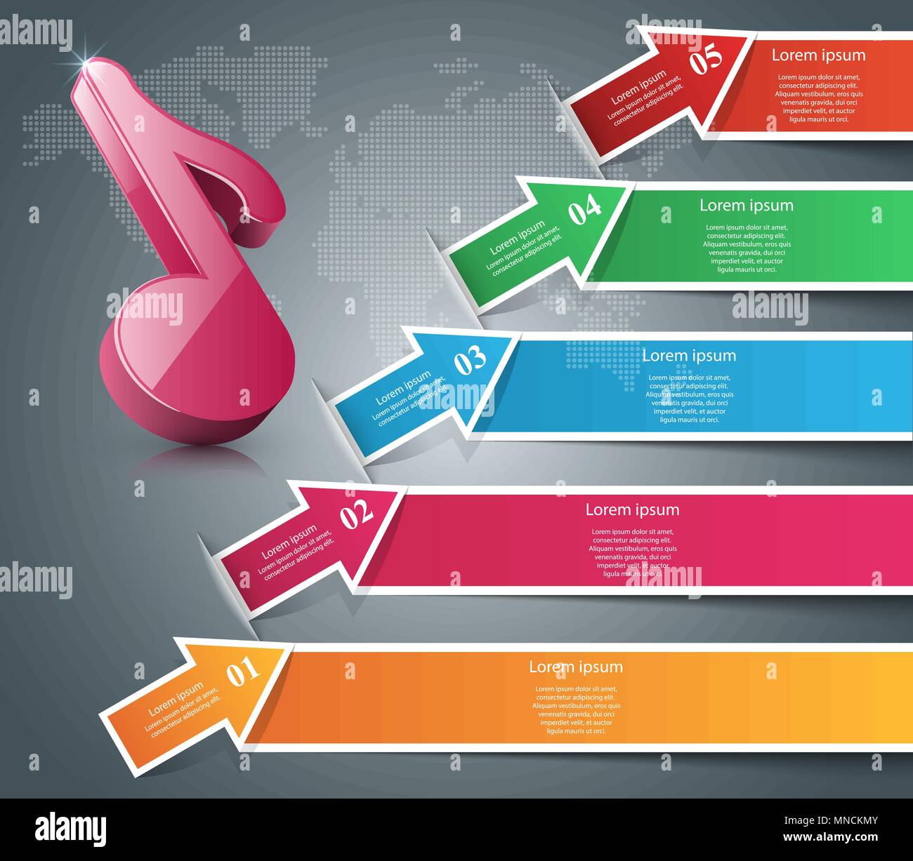 Music education Infographic. Note icon Stock Vector Image & Art - Alamy
