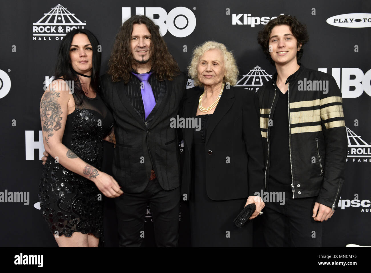 33rd Annual Rock & Roll Hall of Fame Induction Ceremony at Public Auditorium in Cleveland, Ohio.  Featuring: Phil X Where: Cleveland, Ohio, United States When: 14 Apr 2018 Credit: Ray Garbo/WENN.com Stock Photo