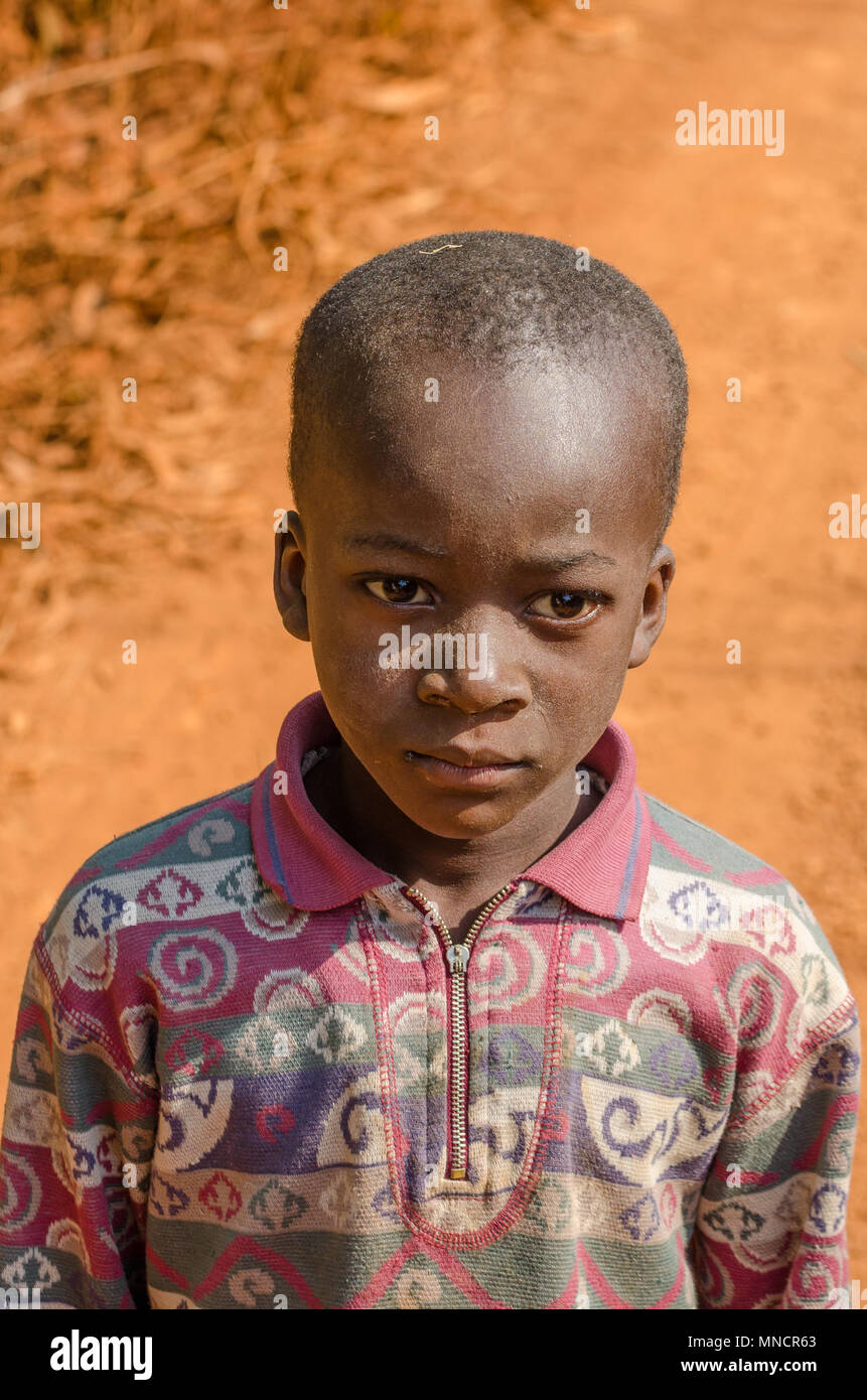 Africa child boy portrait hi-res stock photography and images - Alamy
