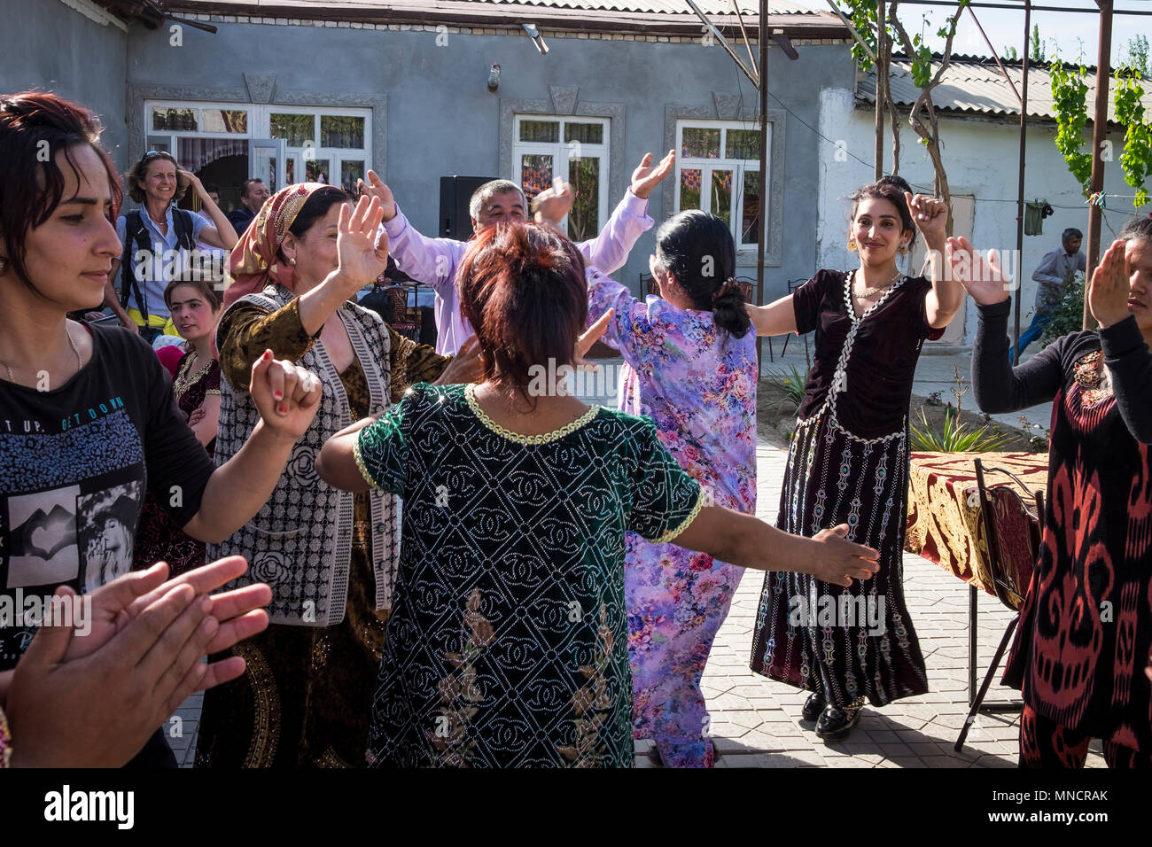 Uzbekistan, Samarkand, local party Stock Photo - Alamy