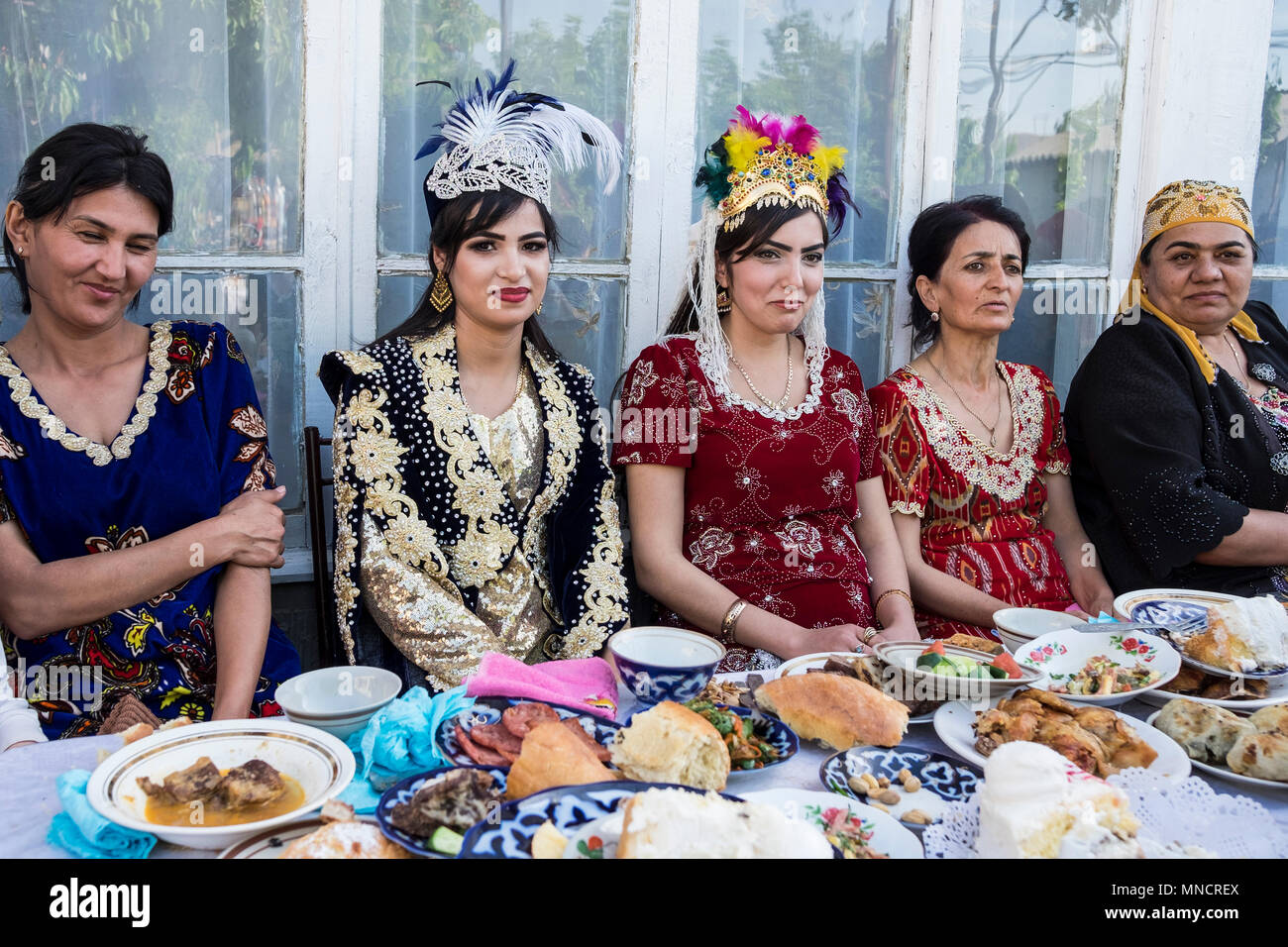 Uzbekistan, Samarkand, local party Stock Photo - Alamy