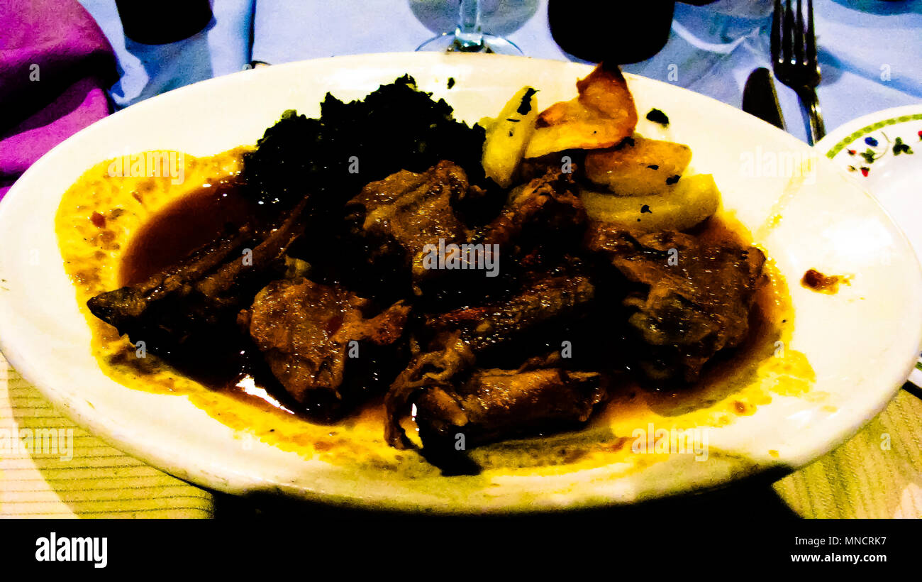 Tsebhi aka Zigni traditional ethiopian and eritrean dish, at Asmara ...