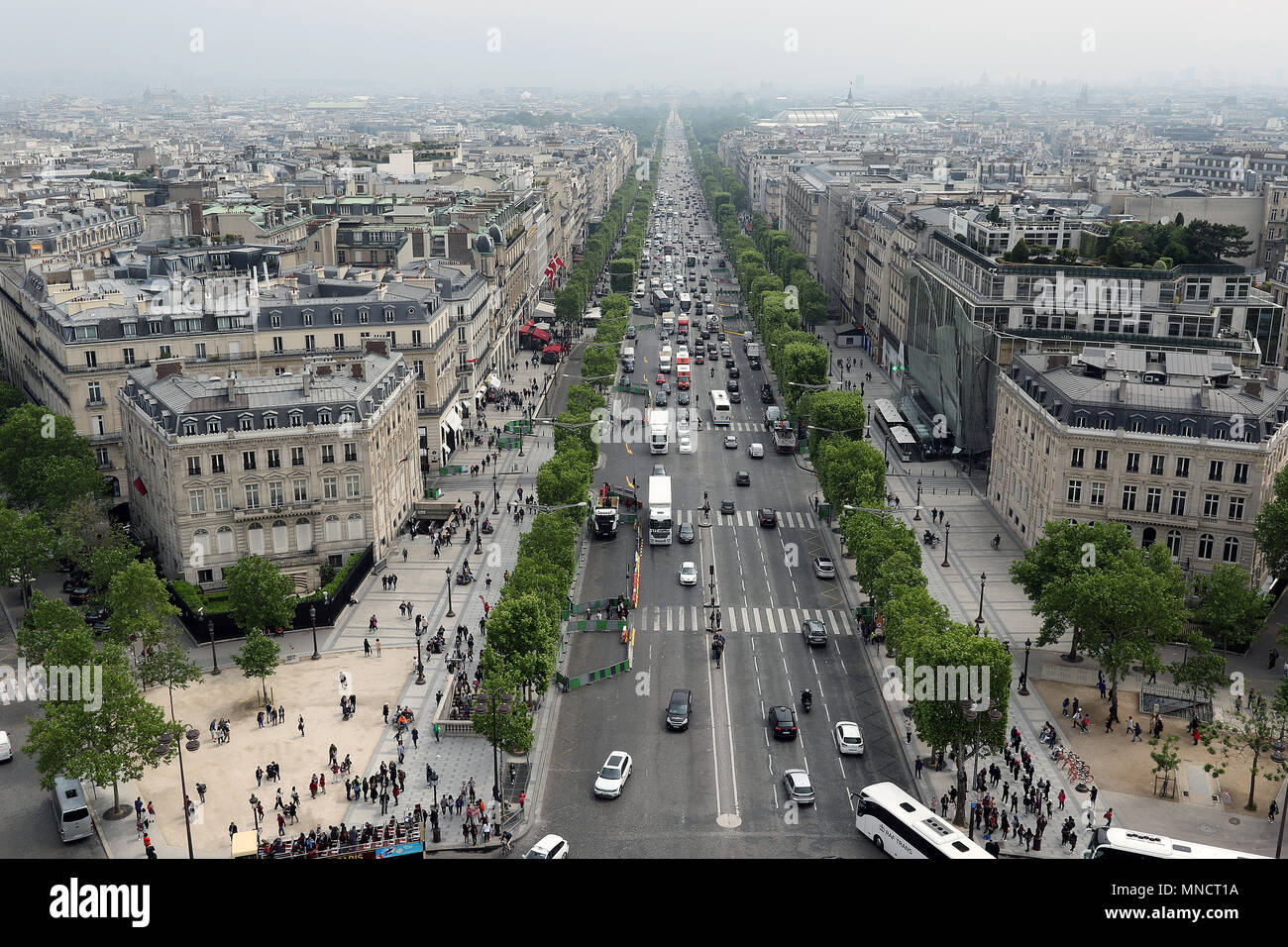 Champs-�lys�es, Paris sights, Paris, France, 15 May 2018, Photo by Richard Goldschmidt Stock Photo