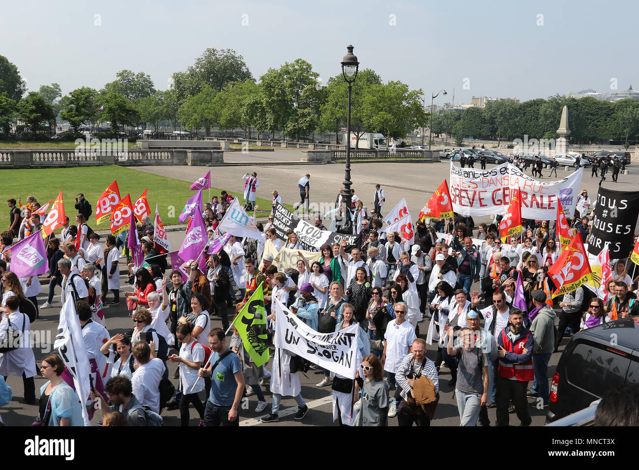 Health And Social Workers Jobs Protest Paris Sights Paris