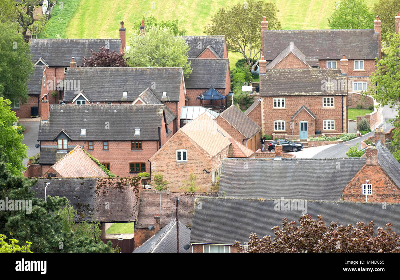 The village of Breedon on the Hill, Leicestershire, UK Stock Photo Alamy