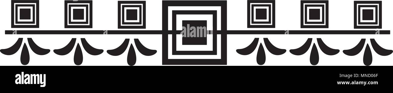 victorian line border style Stock Vector Image & Art - Alamy