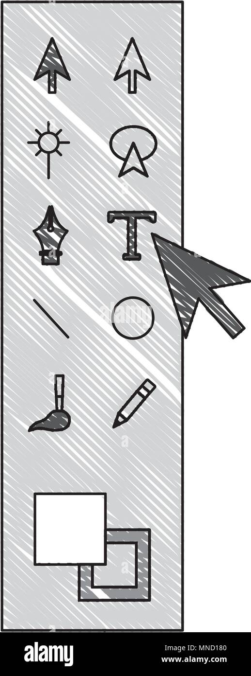 graphic design tools panel Stock Vector Image & Art Alamy