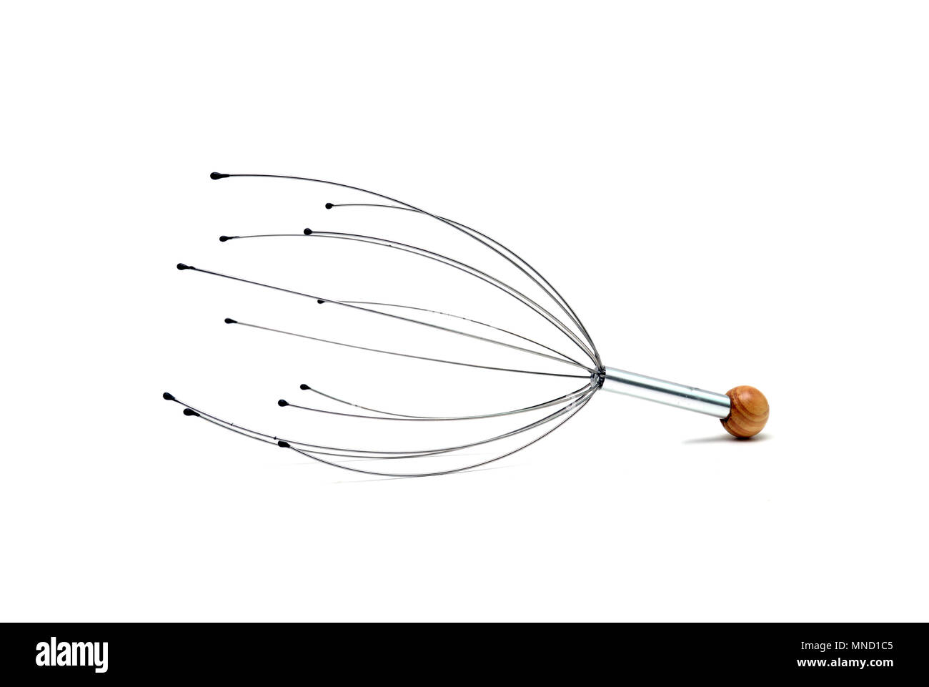 human head scratcher tool over white background Stock Photo Alamy