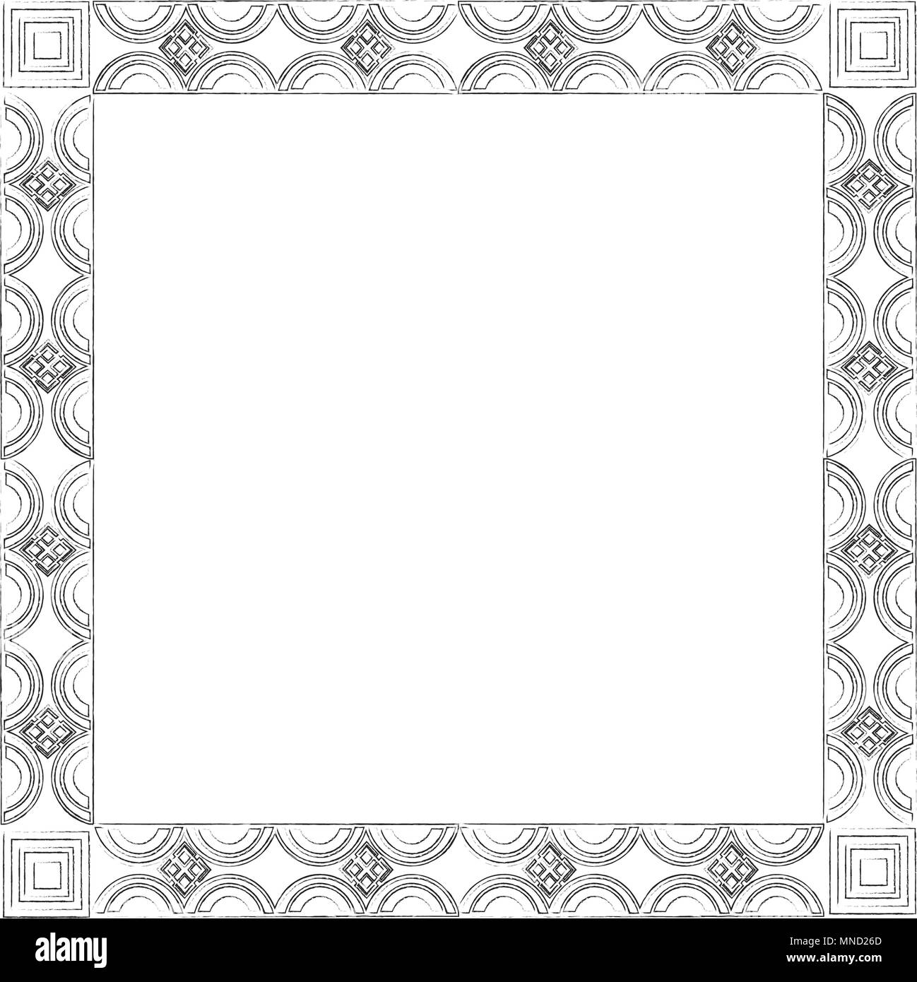 square victorian frame isolated icon Stock Vector Image & Art - Alamy