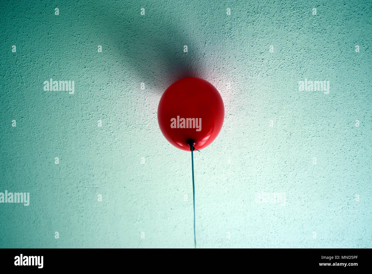 No way out red Balloon Stock Photo