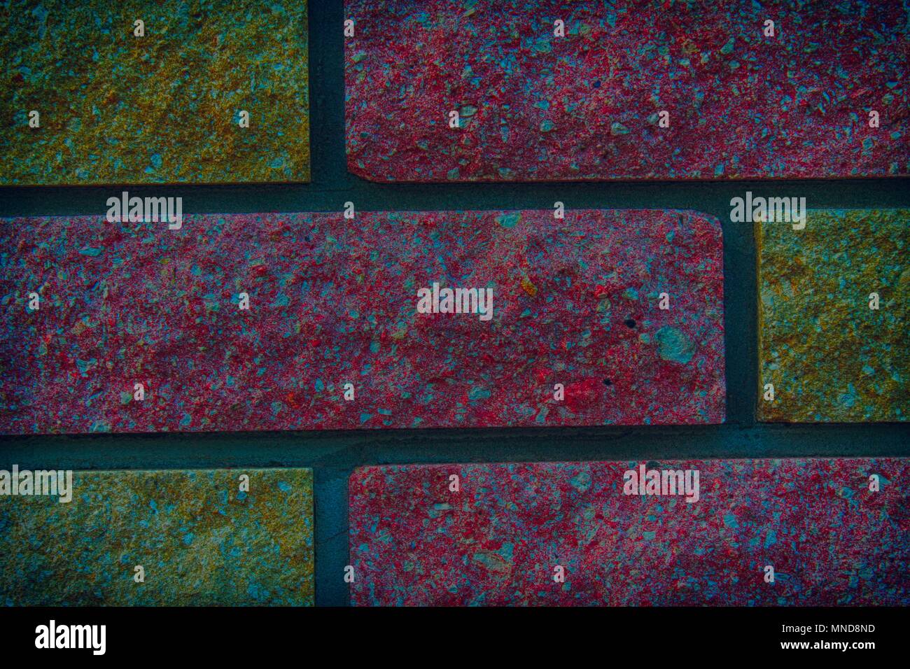 Brick texture of old vintage building, design concept Stock Photo - Alamy
