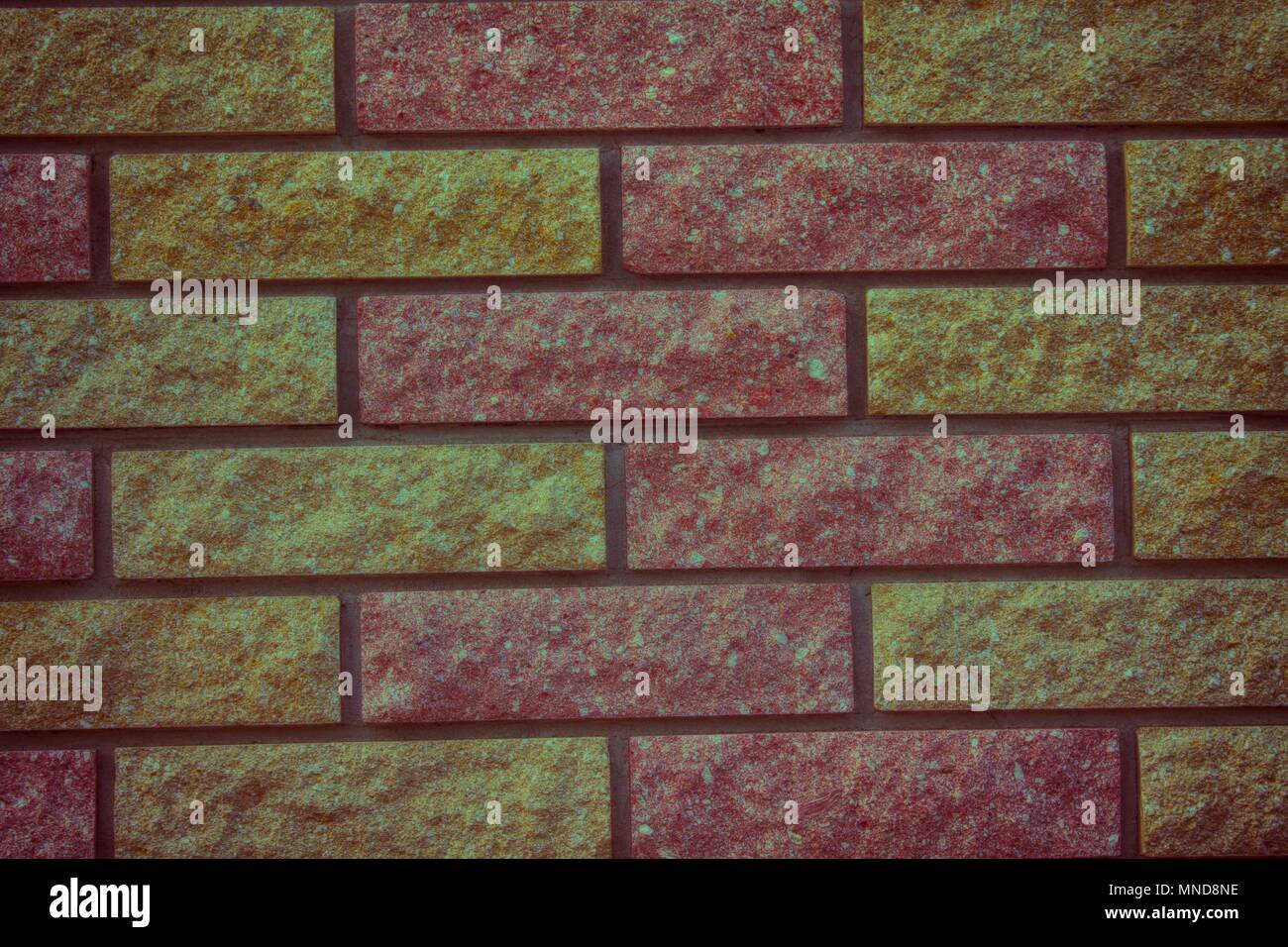 Brick texture of old vintage building, design concept Stock Photo - Alamy