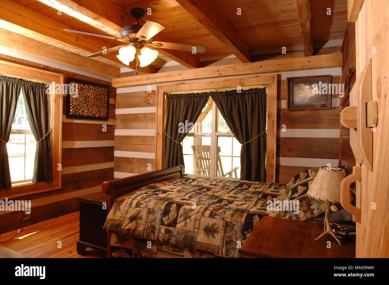 Almond Standard Built His Log Cabin Home Himself It Is Located In