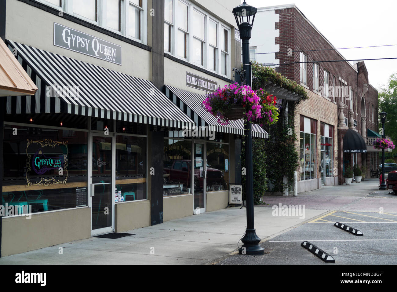 Retail shops in downtown Foley, Alabama, USA Stock Photo Alamy