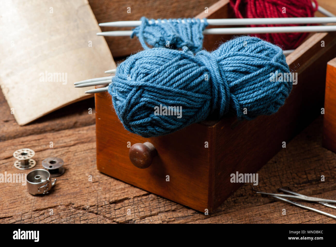 equipment for knitting and crochet (crochet hook, yarn, wool, needle