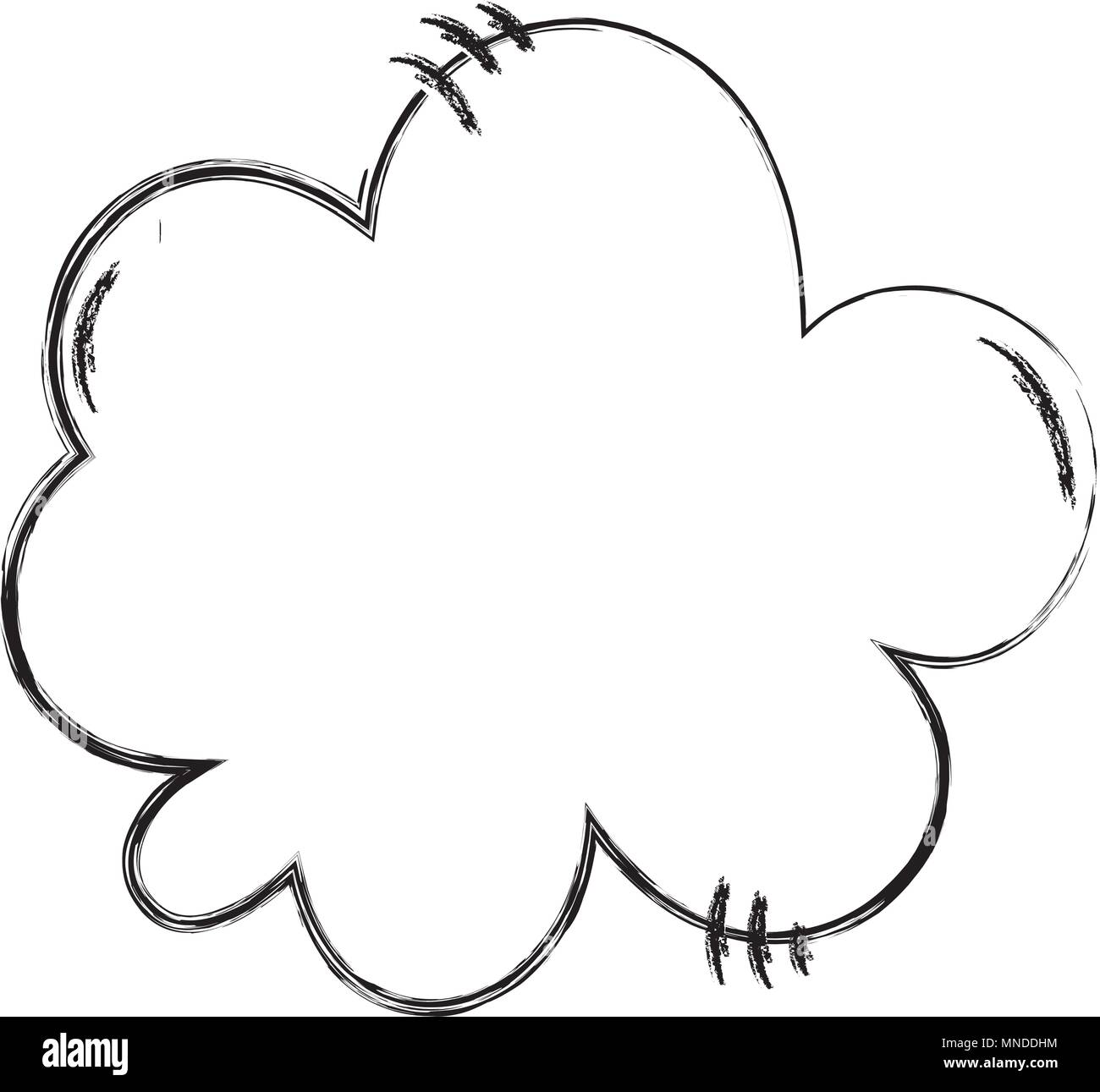Fluffly cloud Black and White Stock Photos & Images - Alamy