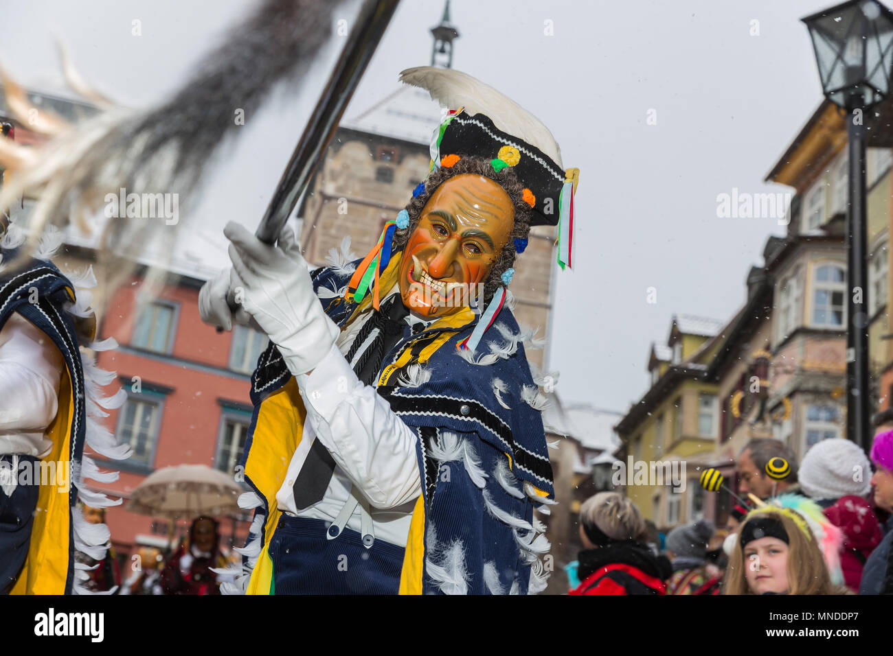 DEU, Deutschland, Rottweil,  12.02.2018:  Rottweil, the old town is famous for its medieval center and for its traditional carnival, Swabian-Alemannic Stock Photo